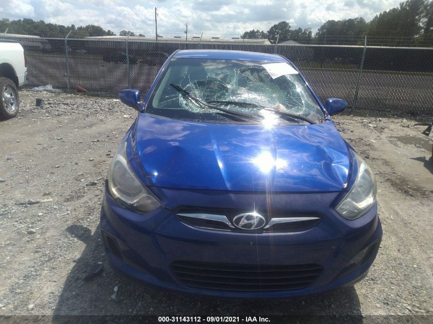 2014 HYUNDAI ACCENT GLS KMHCT4AE7EU647805