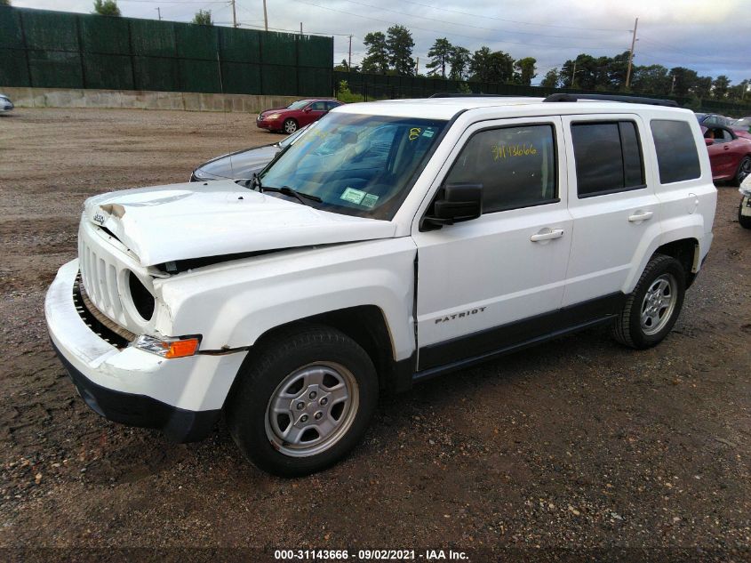2014 JEEP PATRIOT SPORT 1C4NJPBAXED801326