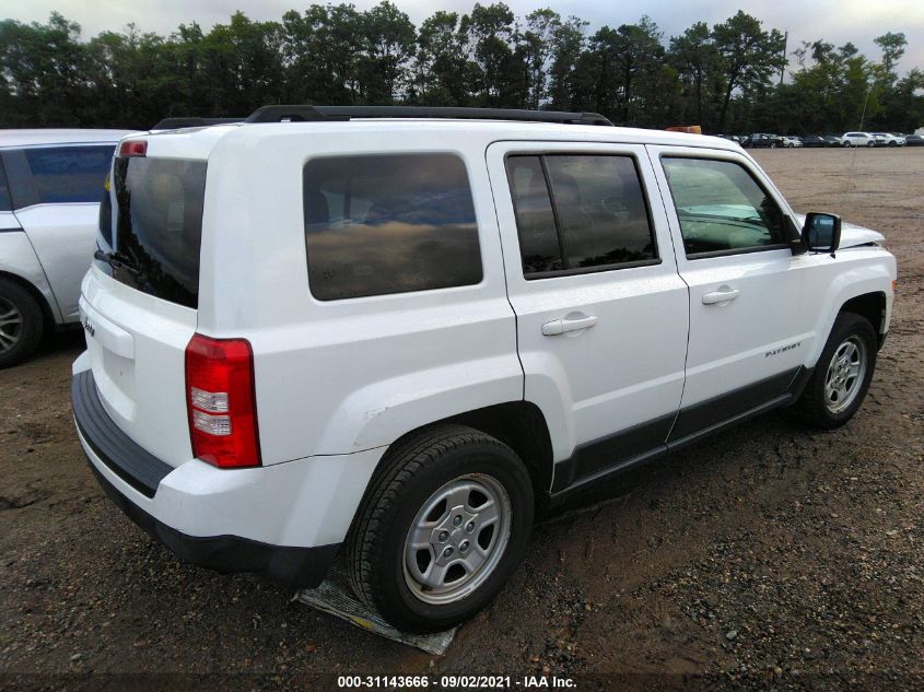 2014 JEEP PATRIOT SPORT 1C4NJPBAXED801326