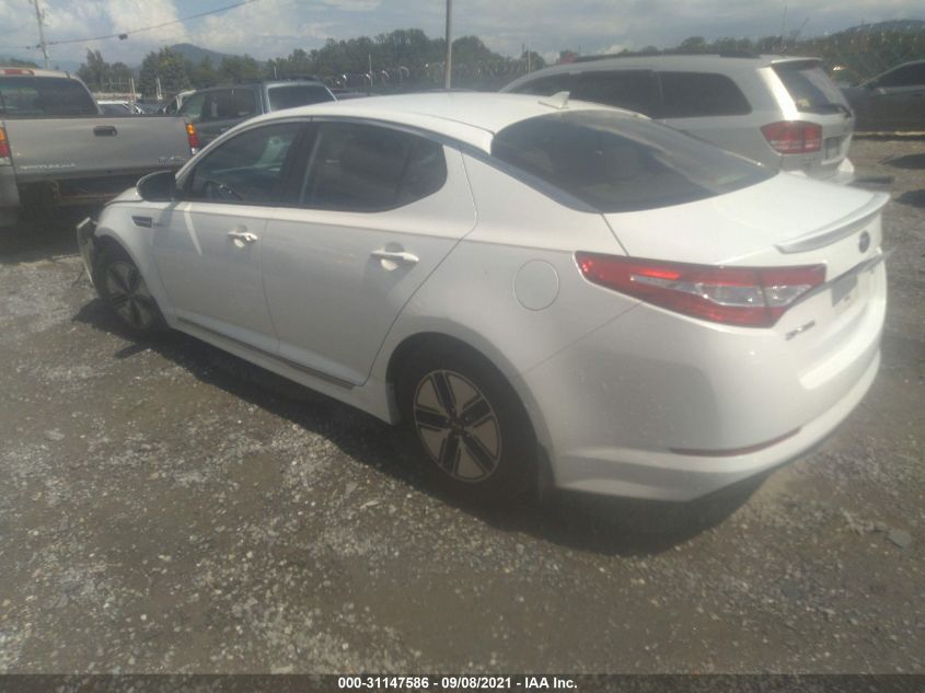 2013 KIA OPTIMA HYBRID LX KNAGM4AD9D5038506