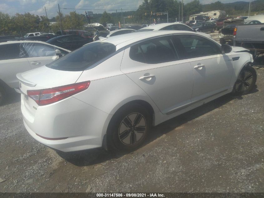 2013 KIA OPTIMA HYBRID LX KNAGM4AD9D5038506