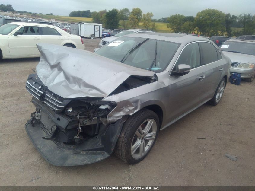 2014 VOLKSWAGEN PASSAT TDI SE W/SUNROOF 1VWBN7A35EC076585