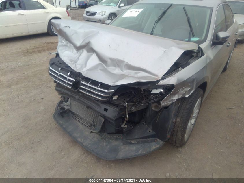 2014 VOLKSWAGEN PASSAT TDI SE W/SUNROOF 1VWBN7A35EC076585