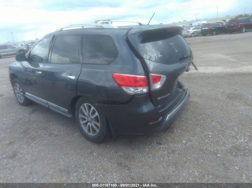2013 NISSAN PATHFINDER SL 5N1AR2MN2DC619954
