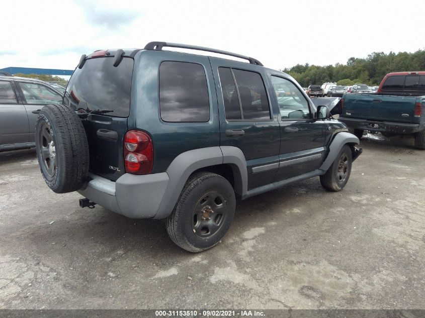 1J4GL48K15W580246 2005 JEEP LIBERTY SPORTphoto 4