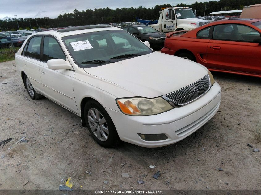 VIN 4T1BF28B42U239373 TOYOTA AVALON 2002 car history Stat.vin