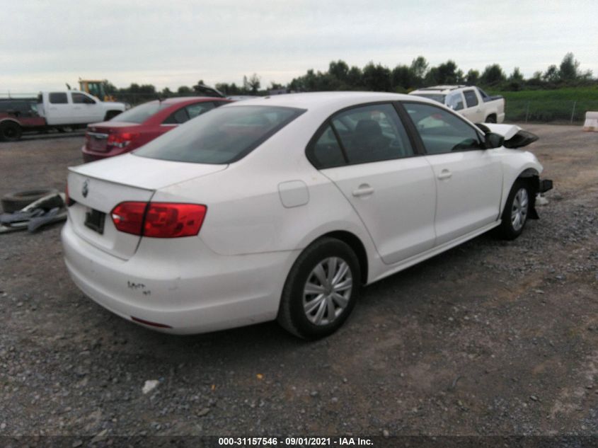 2013 VOLKSWAGEN JETTA SEDAN S 3VW2K7AJ2DM431653