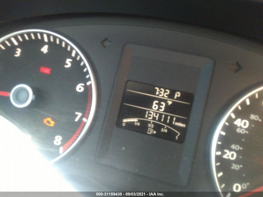 2013 VOLKSWAGEN JETTA SEDAN SE 3VWDP7AJXDM354217