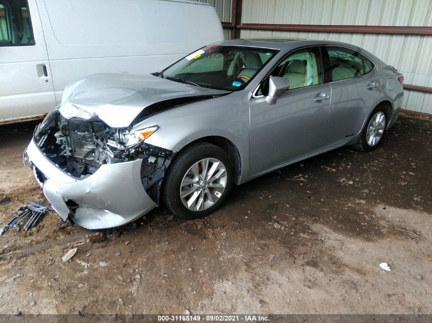 2013 LEXUS ES 300H HYBRID JTHBW1GG7D2028676