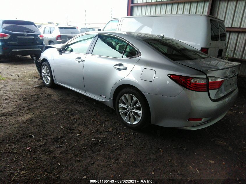 2013 LEXUS ES 300H HYBRID JTHBW1GG7D2028676