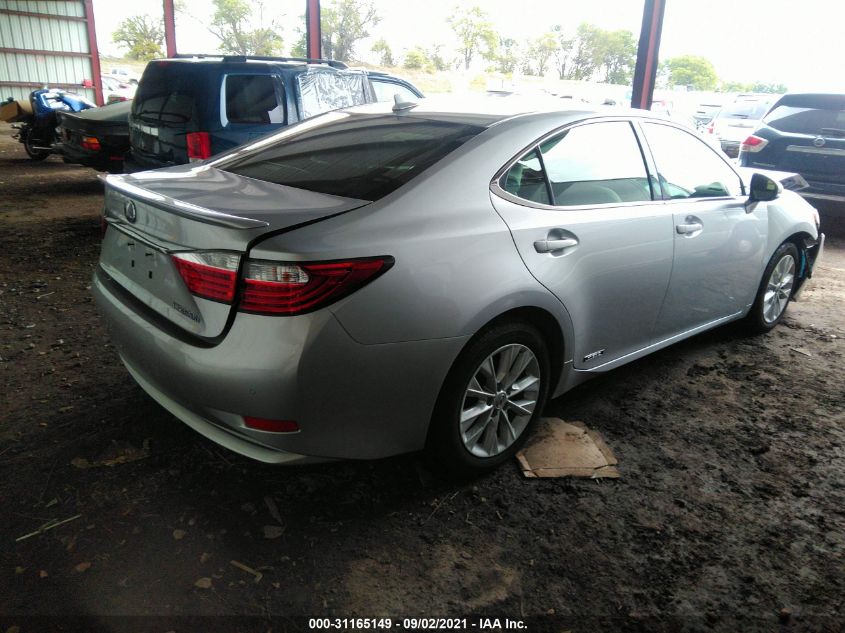 2013 LEXUS ES 300H HYBRID JTHBW1GG7D2028676