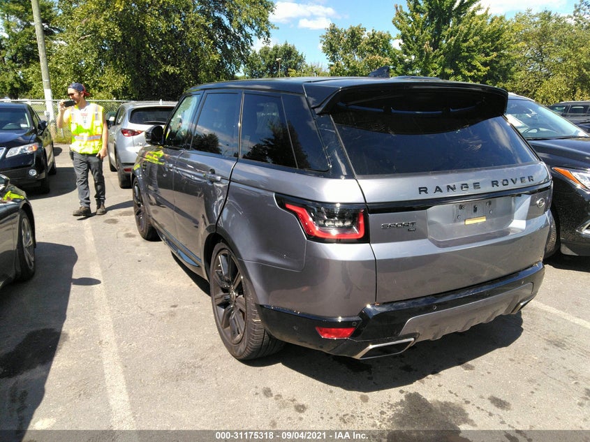 Auction sale of the 2021 LAND ROVER RANGE ROVER SPORT , vin: SALWR2SU7MA760253, lot number: 31175318