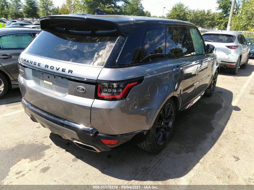 Auction sale of the 2021 LAND ROVER RANGE ROVER SPORT , vin: SALWR2SU7MA760253, lot number: 31175318