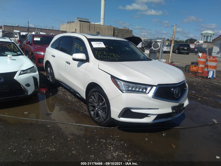 2019 ACURA MDX W/TECHNOLOGY 5J8YD4H71KL005436