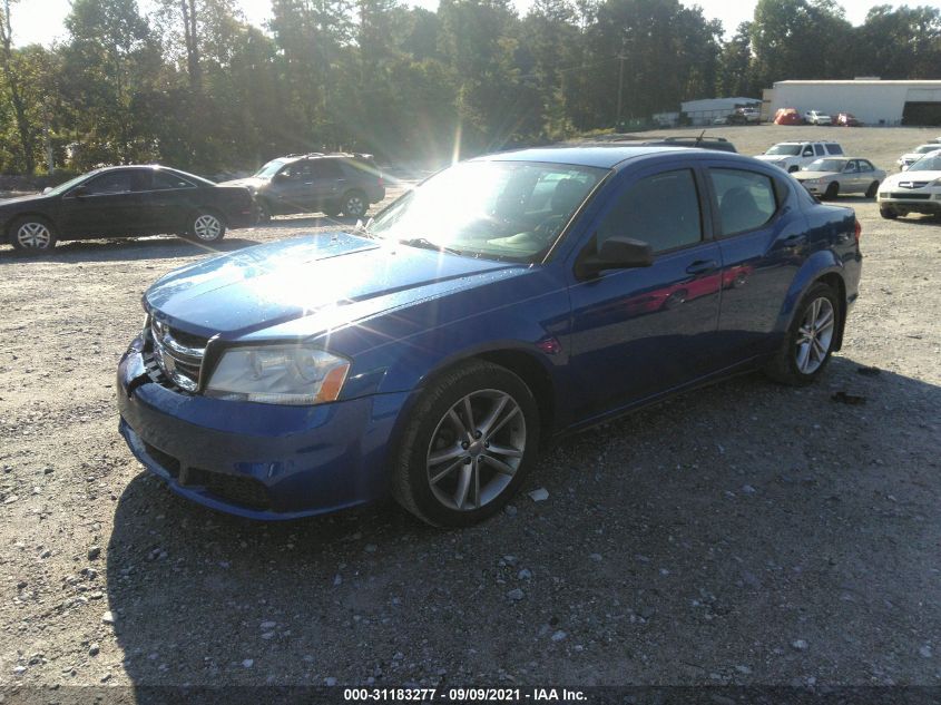 2013 DODGE AVENGER SE 1C3CDZAB7DN658367