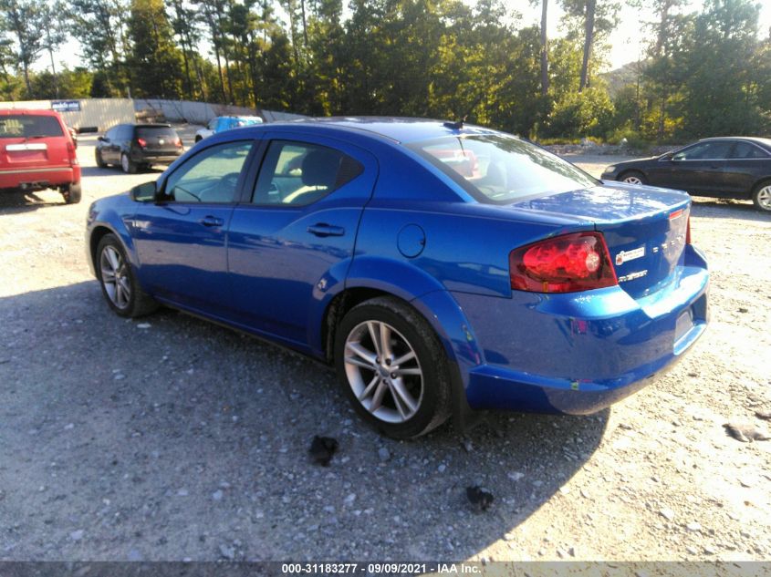 2013 DODGE AVENGER SE 1C3CDZAB7DN658367