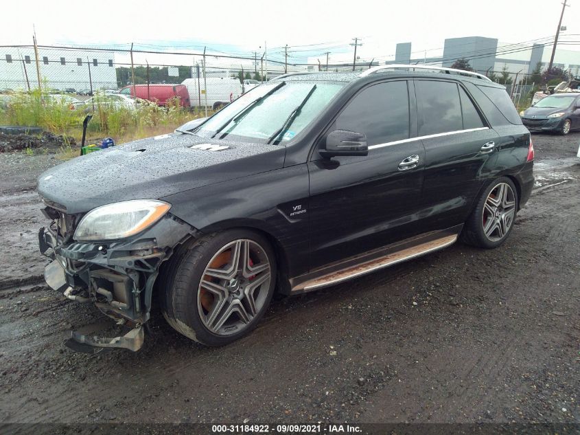 2013 MERCEDES-BENZ M-CLASS ML 63 AMG 4JGDA7EB8DA121274