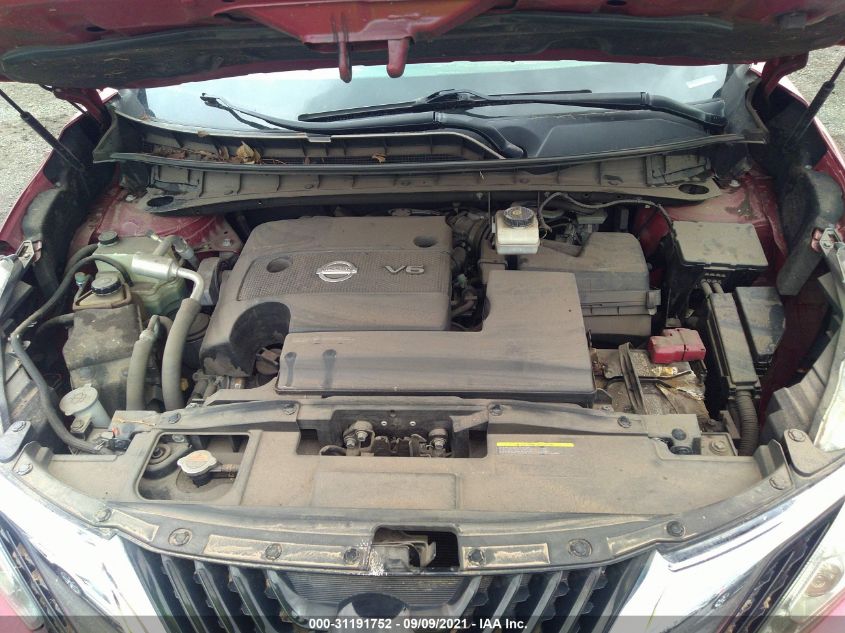 2015 NISSAN MURANO S 5N1AZ2MH9FN289456