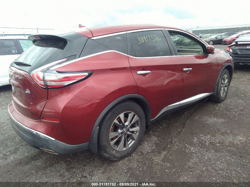 2015 NISSAN MURANO S 5N1AZ2MH9FN289456