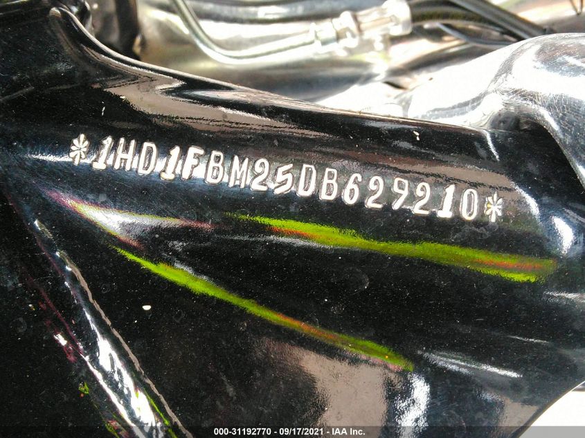 2013 HARLEY-DAVIDSON FLHR ROAD KING/ANNIVERSARY 1HD1FBM25DB629210