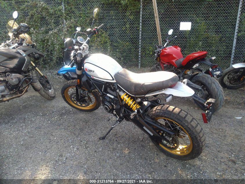 2021 DUCATI SCRAMBLER DESERT SLED ML0KAFPM0MT002210