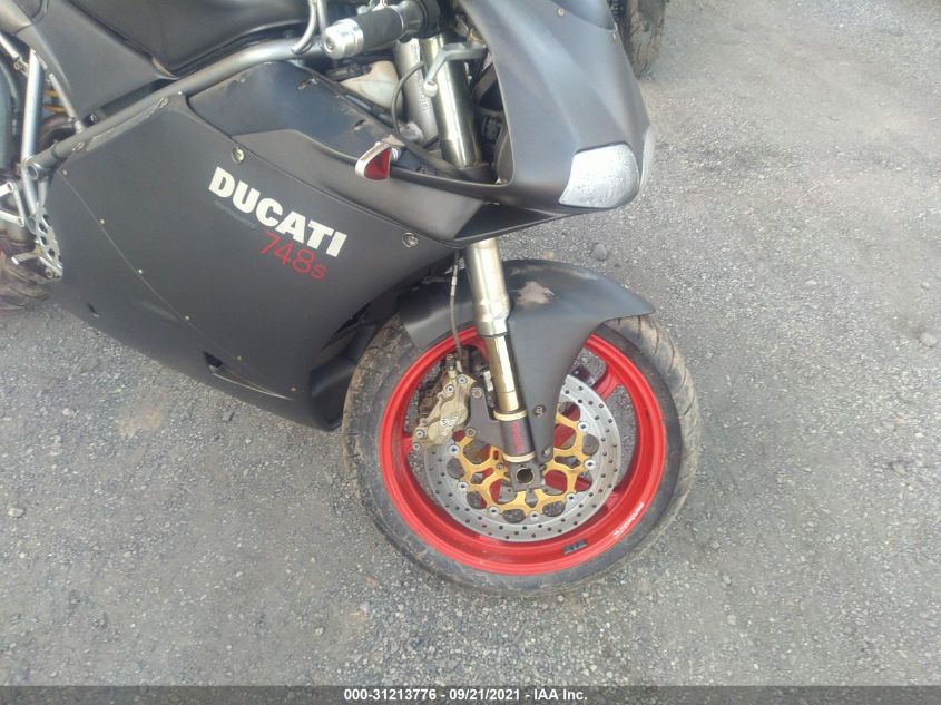 2002 DUCATI 748S ZDMH300AA2B013101