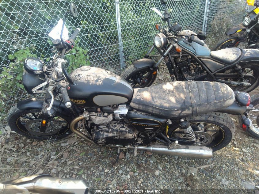 2022 TRIUMPH MOTORCYCLE STREET TWIN SMTD31G74NTAH9888