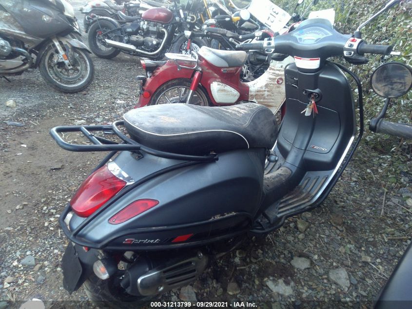 2018 VESPA SPRINT 150 3V ZAPM818G5J5800300