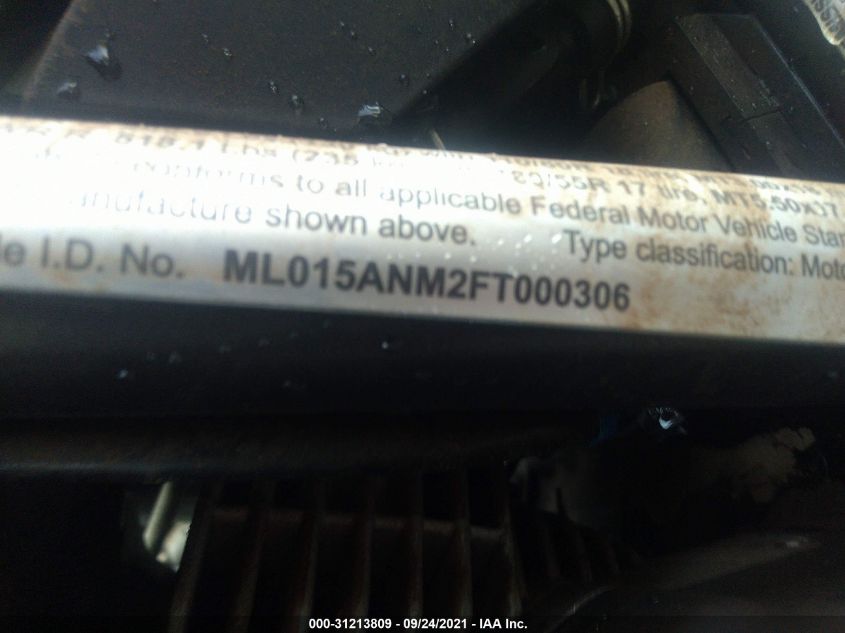 2015 DUCATI SCRAMBLER 800 ML015ANM2FT000306