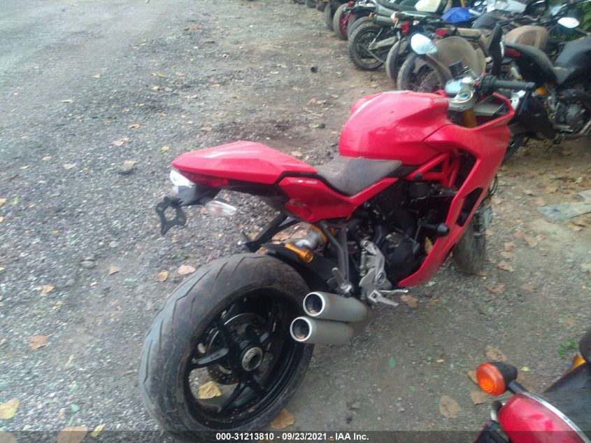 2017 DUCATI SUPERSPORT ZDMVABDS9HB002960