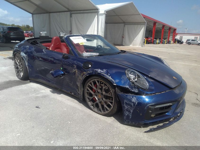 2020 PORSCHE 911, VIN: WP0CB2A93LS262569