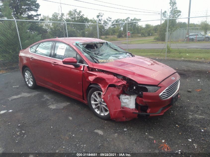Auction sale of the 2020 FORD FUSION , vin: 3FA6P0HD0LR122915, lot number: 31194651