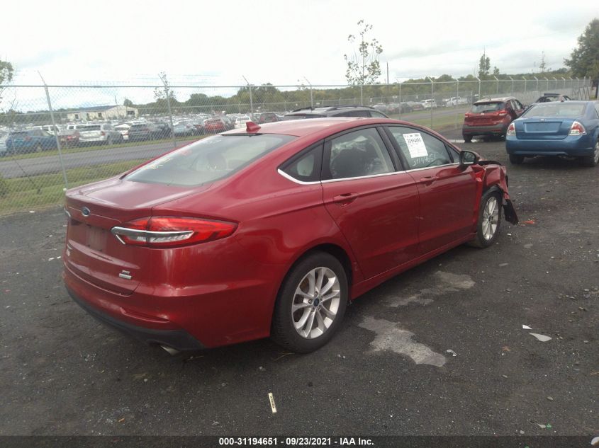 Auction sale of the 2020 FORD FUSION , vin: 3FA6P0HD0LR122915, lot number: 31194651