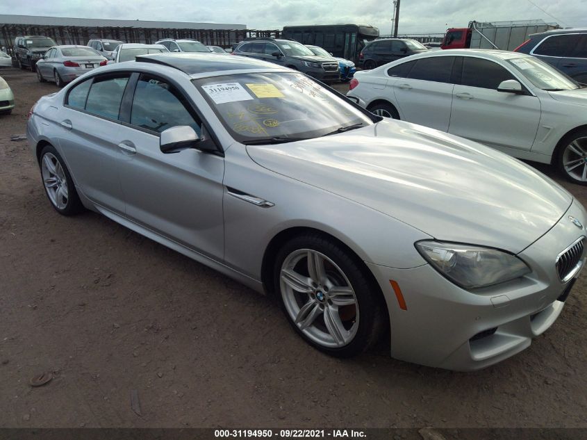 2014 BMW 6 SERIES 640I XDRIVE WBA6B8C54EDZ72496