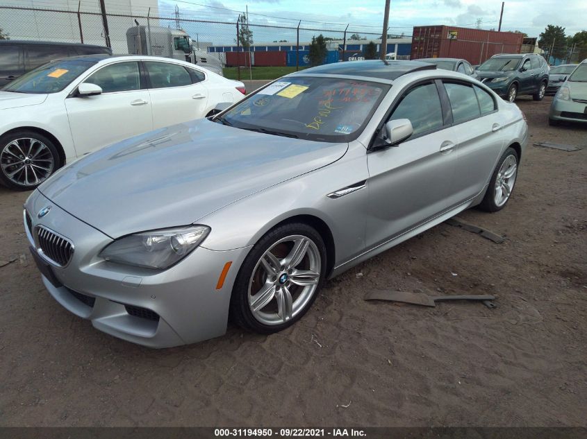 2014 BMW 6 SERIES 640I XDRIVE WBA6B8C54EDZ72496