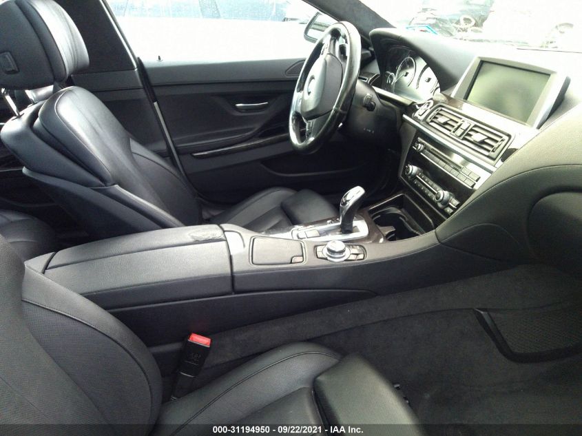 2014 BMW 6 SERIES 640I XDRIVE WBA6B8C54EDZ72496