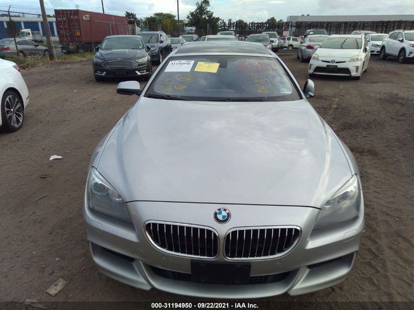 2014 BMW 6 SERIES 640I XDRIVE WBA6B8C54EDZ72496