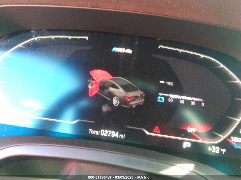2021 BMW M4 COMPETITION WBS33AZ08MCG65841