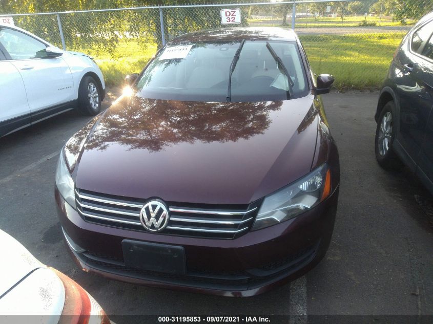 2014 VOLKSWAGEN PASSAT SE W/SUNROOF 1VWBT7A38EC060029