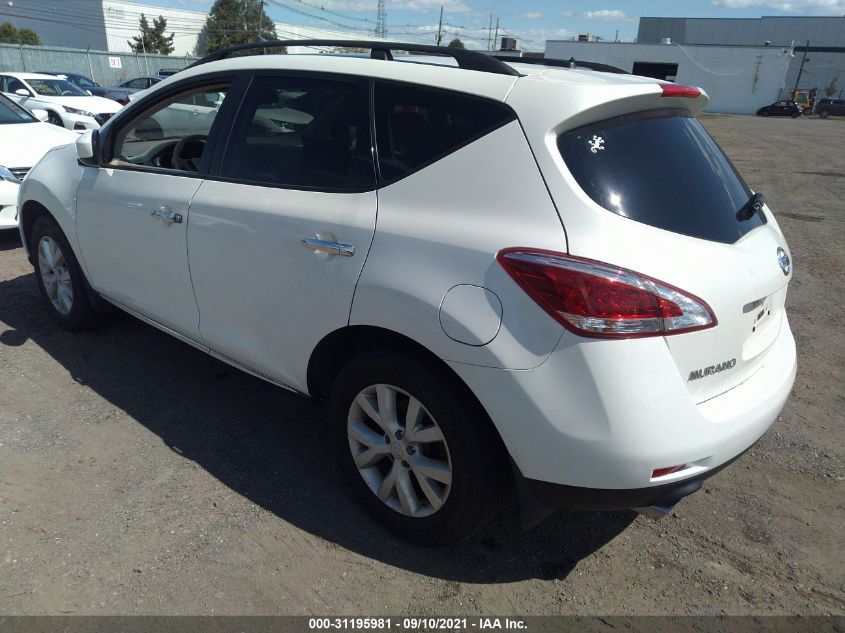 2013 NISSAN MURANO SL JN8AZ1MW7DW303914