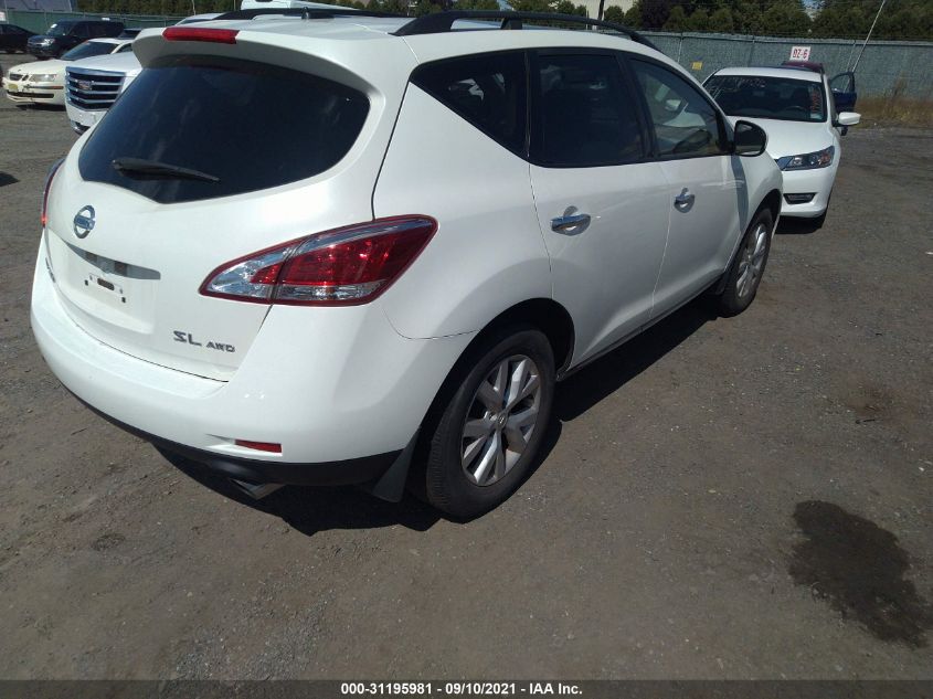 2013 NISSAN MURANO SL JN8AZ1MW7DW303914