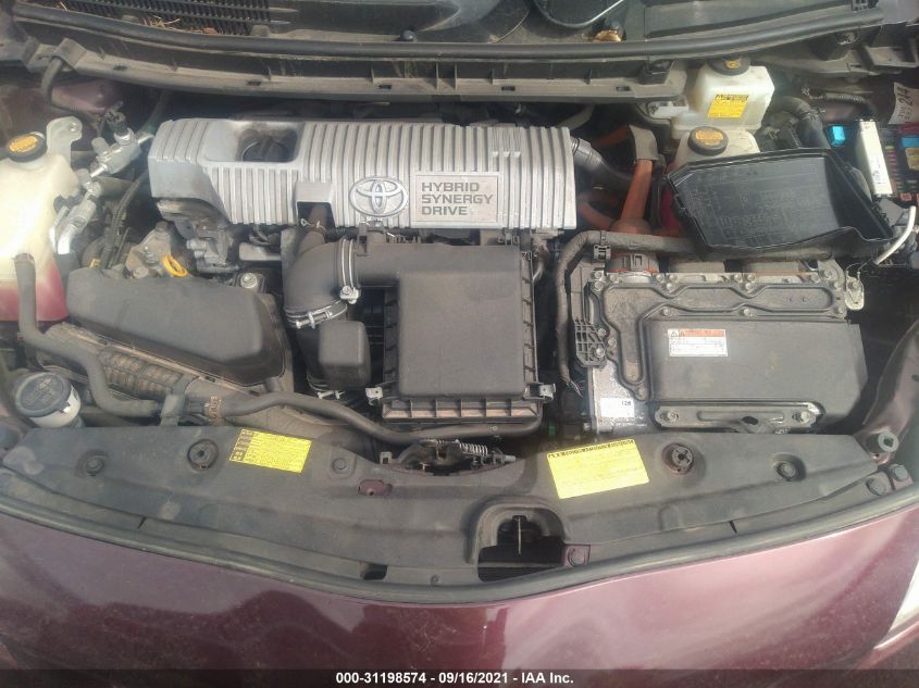 2013 TOYOTA PRIUS ONE/TWO/THREE/FOUR/FIVE JTDKN3DUXD5569956