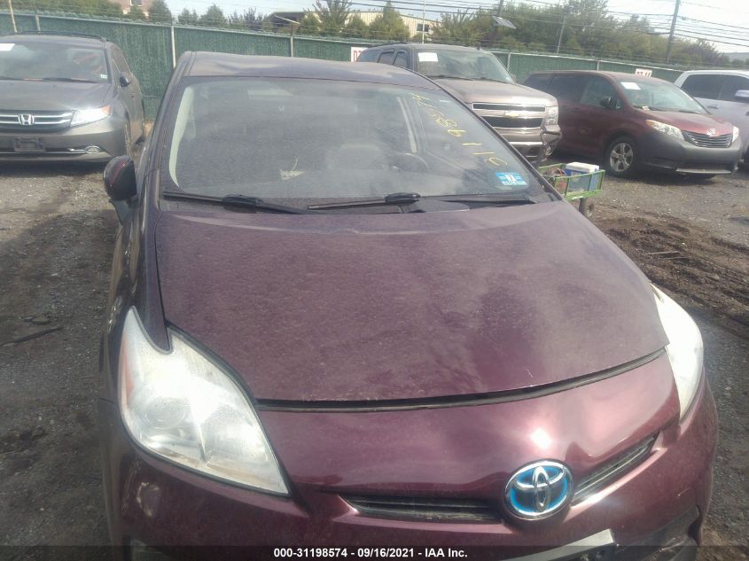 2013 TOYOTA PRIUS ONE/TWO/THREE/FOUR/FIVE JTDKN3DUXD5569956