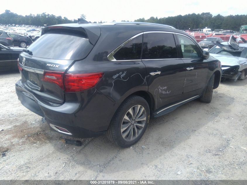 2014 ACURA MDX TECH PKG 5FRYD3H47EB006305