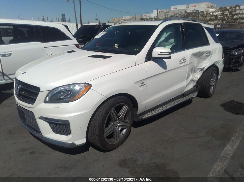 2014 MERCEDES-BENZ M-CLASS ML 63 AMG 4JGDA7EB1EA281448
