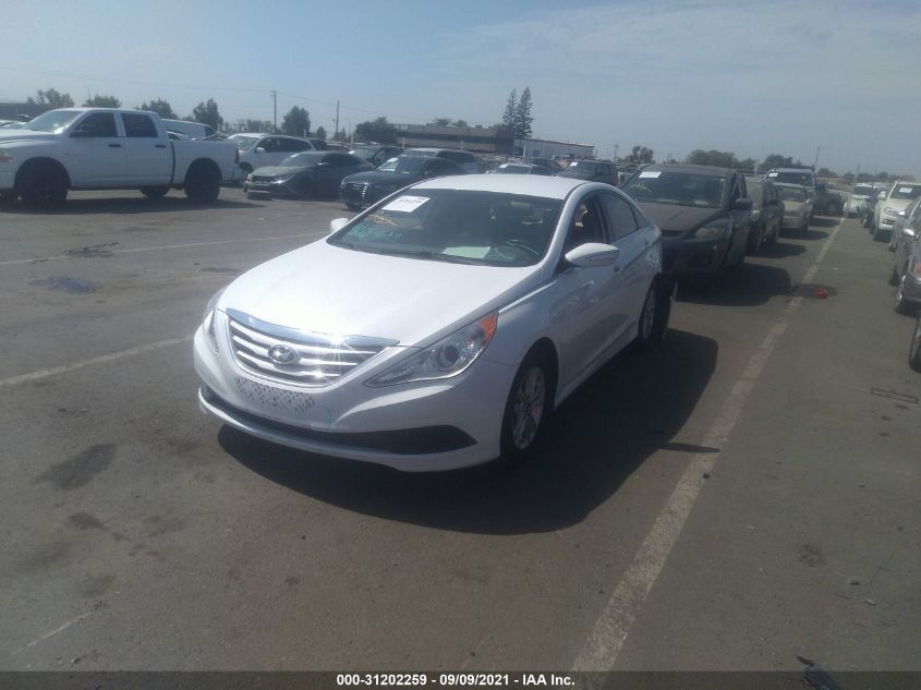 2014 HYUNDAI SONATA GLS 5NPEB4AC0EH881227