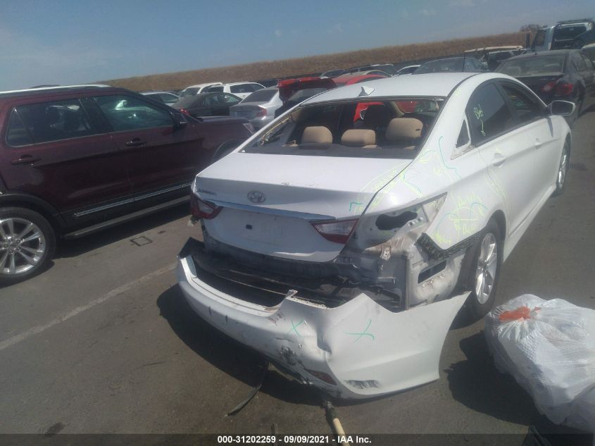 2014 HYUNDAI SONATA GLS 5NPEB4AC0EH881227