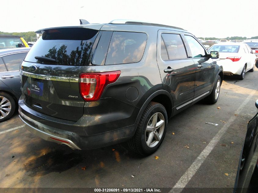 2016 FORD EXPLORER XLT 1FM5K8D83GGA49608