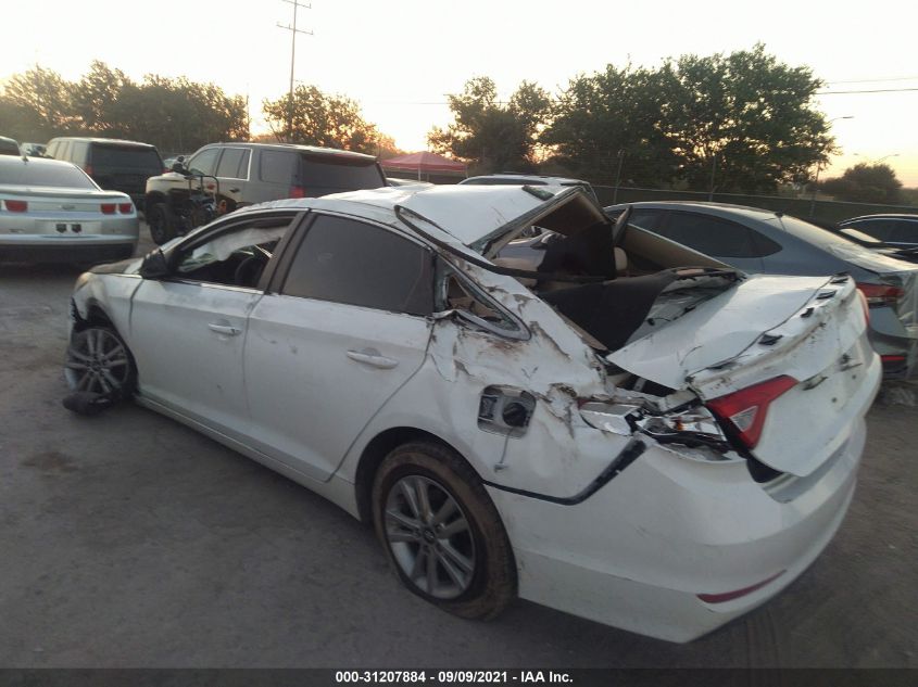 2017 HYUNDAI SONATA SE 5NPE24AF9HH550662
