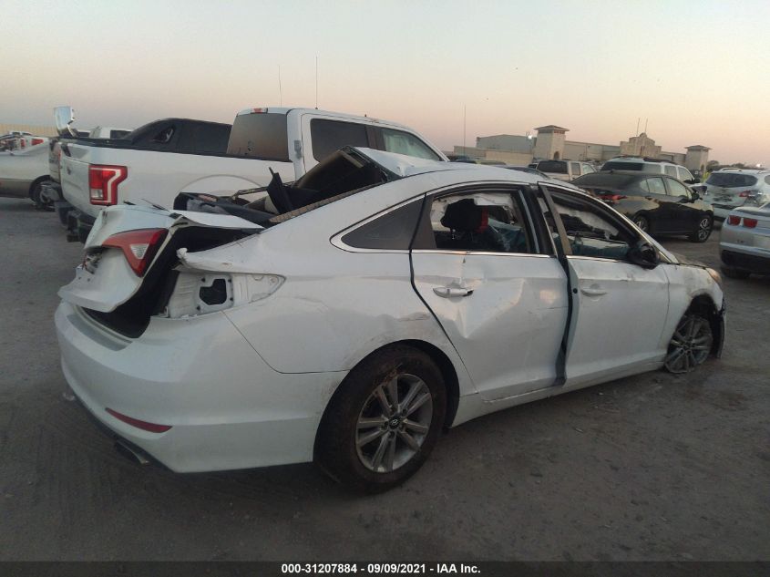 2017 HYUNDAI SONATA SE 5NPE24AF9HH550662